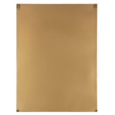 18" X 24" Lintz Functional Wall Mirror Gold - Kate & Laurel All Things Decor 3 18" X 24" Lintz Functional Wall Mirror Gold - Kate & Laurel All Things Decor - Image 3