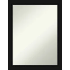 Amanti Art Avon Black Non-Beveled Bathroom Wall Mirror -Umbra Home Decor Shop GUEST ee8fe540 888a 4dc3 b003 2aa18436b806