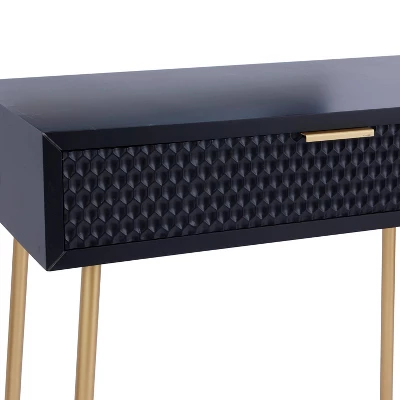 Set Of 2 Contemporary Wood Console Tables With Mirror - Olivia & May 3 Set Of 2 Contemporary Wood Console Tables With Mirror - Olivia & May - Image 3