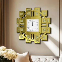 Large Wall Clock With Mirror Finishing Wall Decor Mirror Clock W/ Diamond Inlay -Umbra Home Decor Shop GUEST f10c6265 e14d 4a73 864e 4fba4972be42