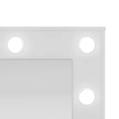 Olivia Vanity Table With Lighted Mirror White - Polifurniture: Modern Design, 6 Drawers, Storage Cabinet -Umbra Home Decor Shop GUEST f2278798 2b1e 4c54 981c 5f8f0258c3a0