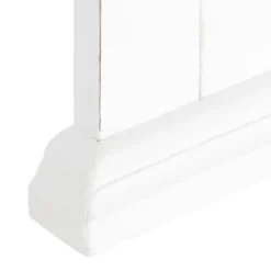 20" X 29" Helcomb Wood Framed Decorative Wall Mirror White - Kate & Laurel All Things Decor -Umbra Home Decor Shop GUEST f28e0a38 8f29 4681 ac5f 391dbd08660e