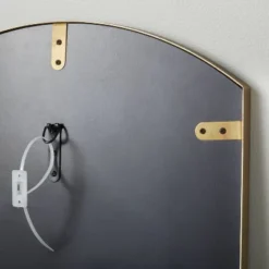 Arched 19"x64" Rectangular Metal Leaning Floor Mirror Brass - Hearth & Hand™ With Magnolia -Umbra Home Decor Shop GUEST f28ffd4f e41e 45ca b5e1 063a548aca22