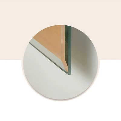 Hamilton Hills 24" X 36" Frameless Pivot Mirror With Round Bronze Wall Brackets 2 Hamilton Hills 24" X 36" Frameless Pivot Mirror With Round Bronze Wall Brackets - Image 2