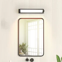 3 Color Temperature Dimmable Black Bathroom Vanity Light Bar 27inch 26W LED Modern Matte Black Bathroom Wall Lighting Fixtures Over Mirror -Umbra Home Decor Shop GUEST f5359ca1 57c4 4d1b b128 6986ba556c55