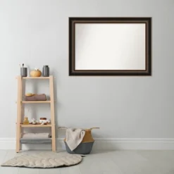 42"x30" Villa Wood Wall Mirror, Oil Rubbed Bronze Frame, Modern Decor - Amanti Art -Umbra Home Decor Shop GUEST f5df31ee 388d 409b 9c94 6c5a61f91815