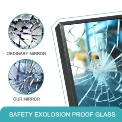 Aruni Wall Mount Mirror,Aluminum Alloy Frame Mirror-The Pop Home -Umbra Home Decor Shop GUEST f6f46b74 59cd 4a48 8ea1 8690ae4a5cb3