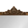 40"x30" Hubanks Arched Wall Mirror Gold - Kate & Laurel All Things Decor