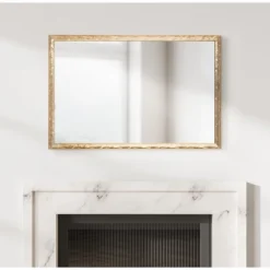 24"x36" Illiona Rectangle Wall Mirror - Kate & Laurel All Things Decor -Umbra Home Decor Shop GUEST f7f81cb9 8e1b 4a44 9e20 a1e7e8765770