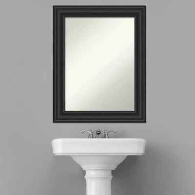 24" X 30" Non-Beveled Shipwreck Black Bathroom Wall Mirror - Amanti Art 6 24" X 30" Non-Beveled Shipwreck Black Bathroom Wall Mirror - Amanti Art - Image 6