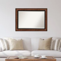 43" X 31" Beveled Vogue Bronze Wall Mirror - Amanti Art -Umbra Home Decor Shop GUEST f88406f2 b27e 4880 a8a5 4ae1a8a0ab4a
