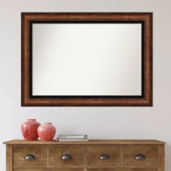 43" X 31" Non-Beveled Vogue Bronze Wall Mirror - Amanti Art -Umbra Home Decor Shop GUEST f8b9d6c4 f910 42ab 8cff 4eab6a795624