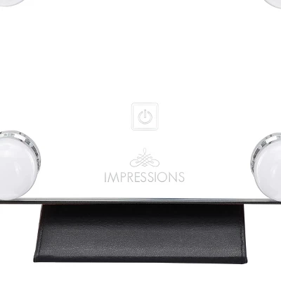 Impressions Vanity Lumière Touch Pad Mini LED Makeup Mirror 9 Impressions Vanity Lumière Touch Pad Mini LED Makeup Mirror - Image 9