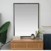 Hamilton Hills 30" X 40" Rectangular Wenge Framed Mirror