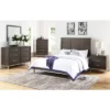 Broomfield 6 Drawer Dresser And Mirror Walnut - Steve Silver Co.