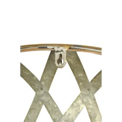 Round Metal Wall Mirror With Gold And Galvanized Finish - Storied Home -Umbra Home Decor Shop GUEST fc899f34 c249 4473 ad08 5952ee0933c3