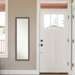 16" X 50" Urban Framed On The Door Mirror Pewter - Amanti Art -Umbra Home Decor Shop GUEST fccc7fe2 68c0 44af 92dc 5b597a9f1071