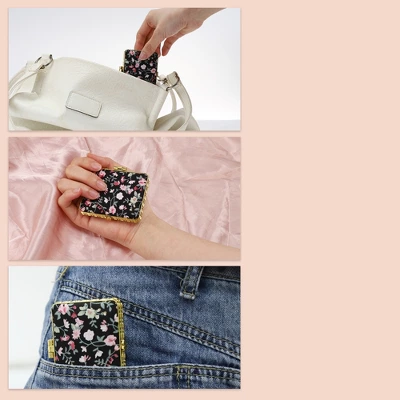 Unique Bargains Rectangle Mini Mirror For Purses 1 Pc 4 Unique Bargains Rectangle Mini Mirror For Purses 1 Pc - Image 4