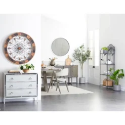 Glam Painted Wood And Mirror Chest White - Olivia & May 30 Glam Painted Wood And Mirror Chest White - Olivia & May -Umbra Home Decor Shop GUEST fff37c66 730a 46f5 b4f6 f5566a107e5e